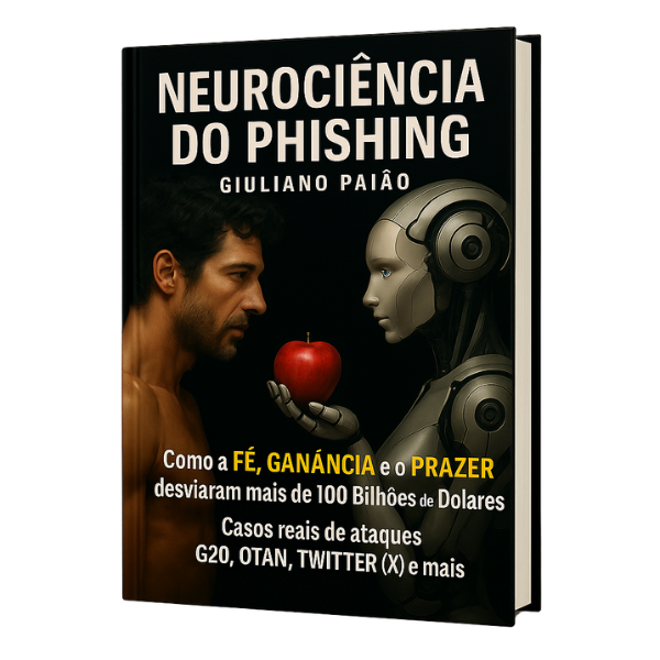 Capa em português do livro Neurociência do Phishing